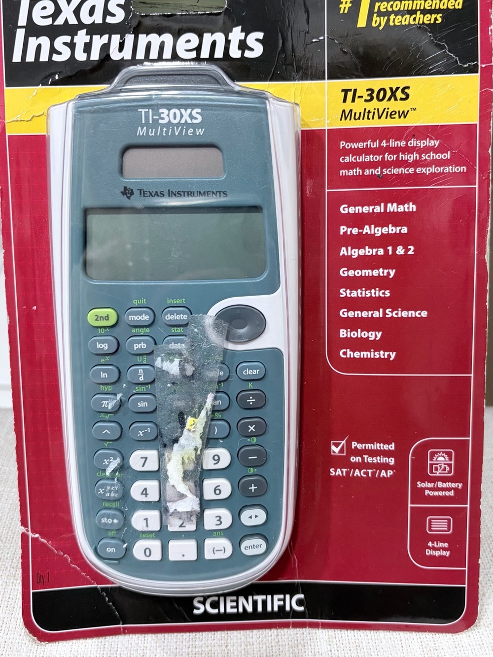 Texas Instruments TI-30XS MultiView Scientific Calculator Old NEW Stock College